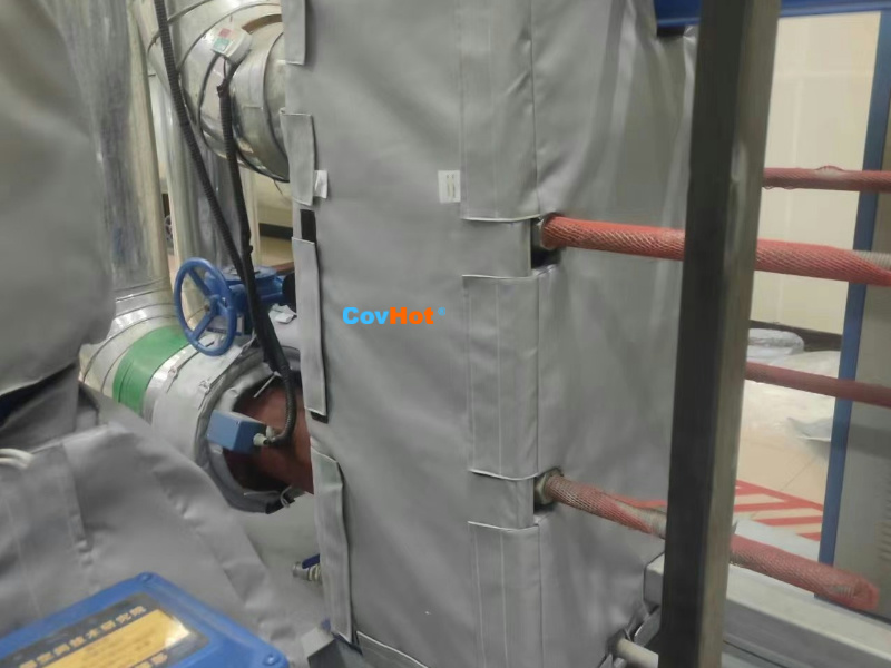 板式換熱器裝可拆卸保溫套助力降熱提效